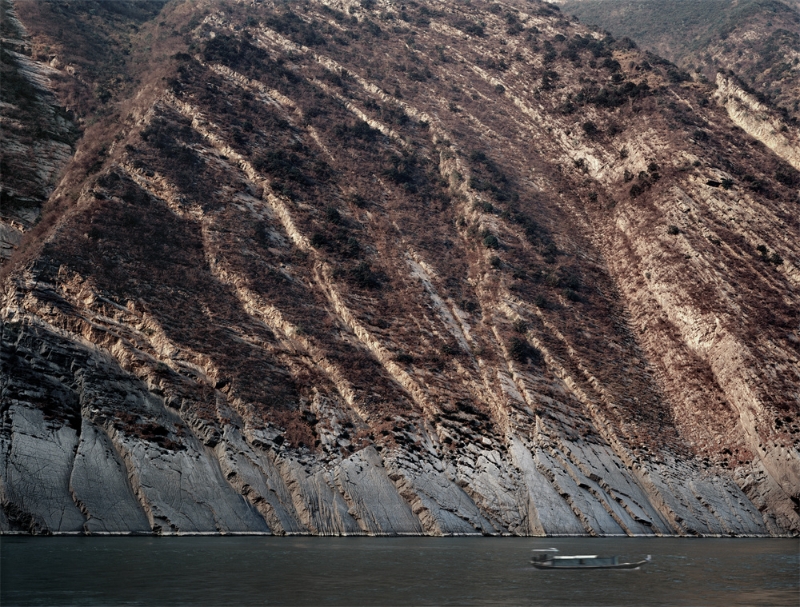2001年  三峡系列：神女峰下链子崖山（巫山县）秦文